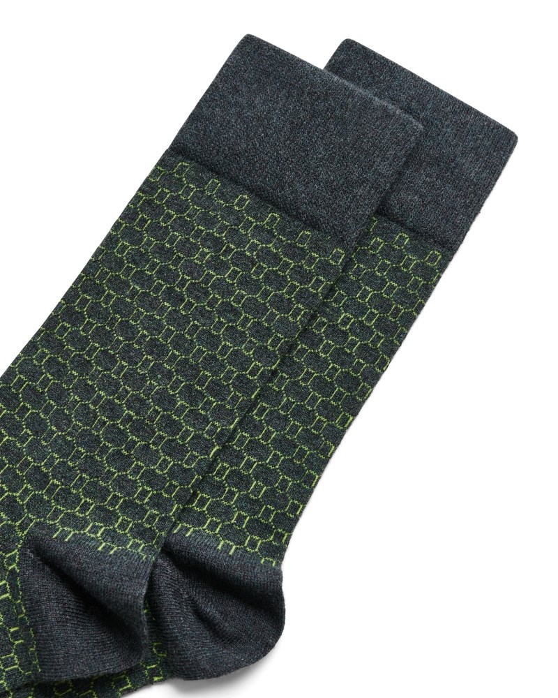 ECCO Herren Halbhohe Socken - Grau