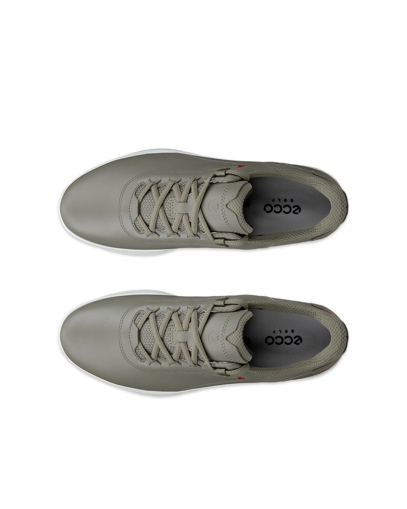 ECCO GOLF S-CASUAL Herren Wasserdichte Golfschuh aus Leder - Grün