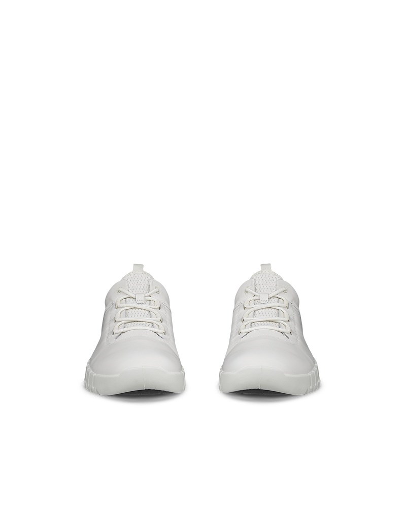 ECCO Gruuv Herren Ledersneaker - Weiß