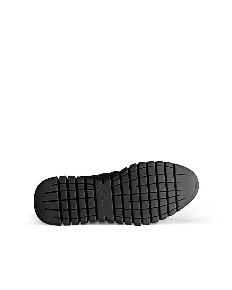 ECCO Gruuv Damen Halbhoher Stiefel aus Leder - Schwarz