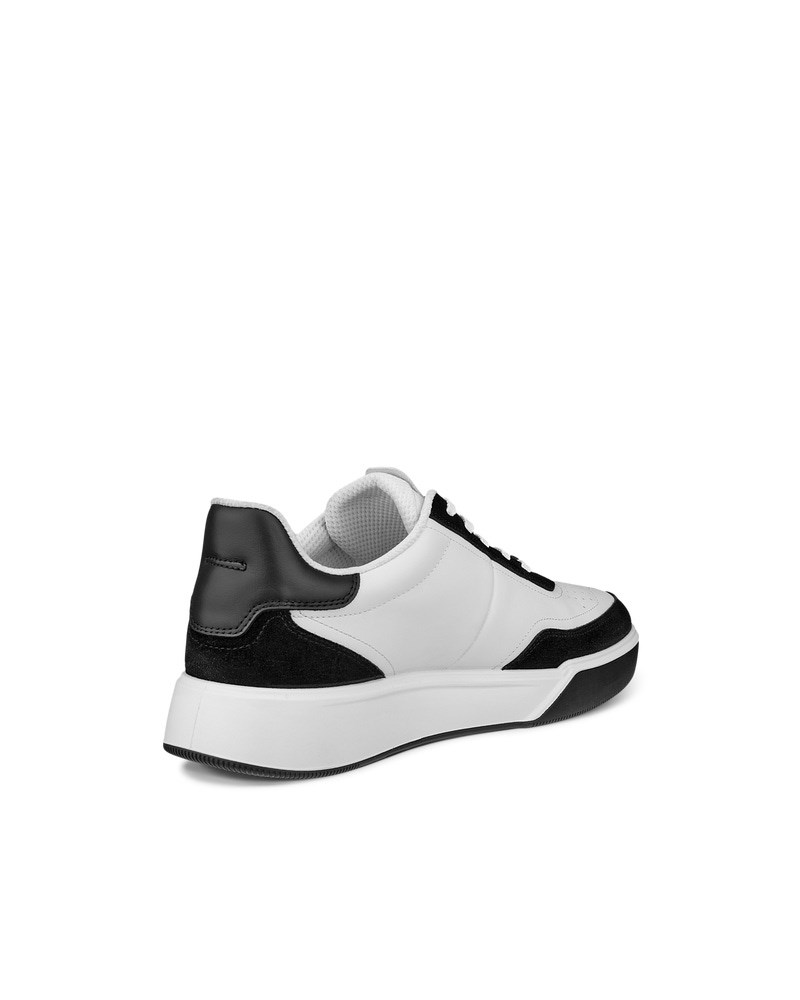 ECCO Street Court Herren Ledersneaker - Weiß