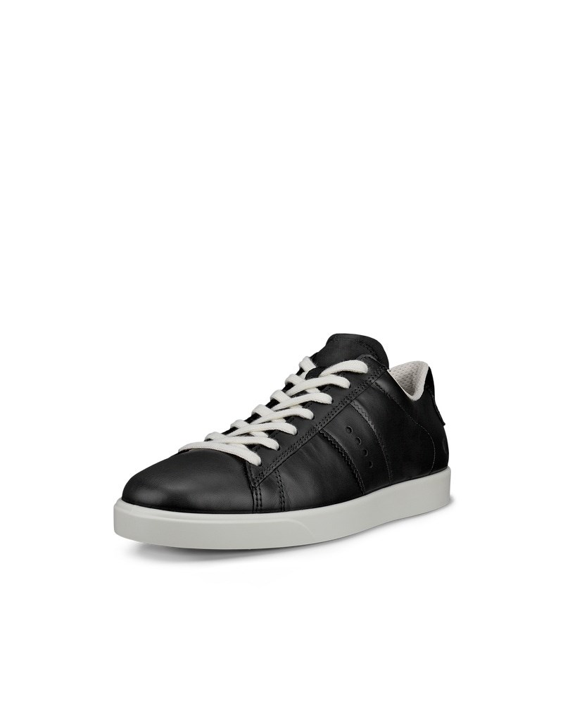 ECCO Street Lite Damen Ledersneaker - Schwarz