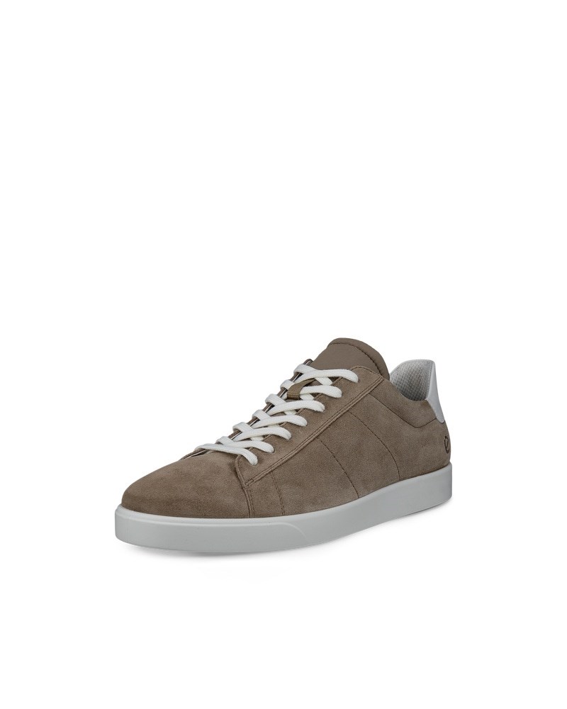 ECCO STREET LITE Herren Sneaker aus Veloursleder - Braun