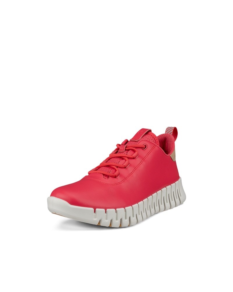 ECCO Gruuv Damen Ledersneaker - Rosa