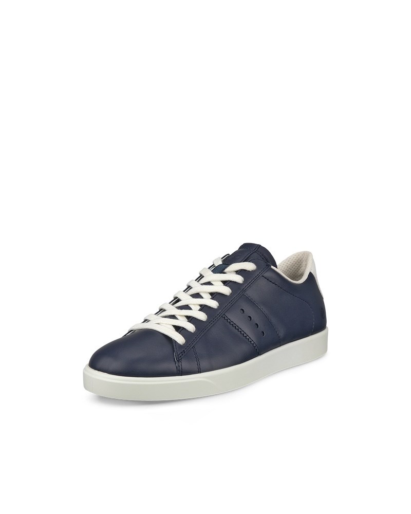 ECCO Street Lite Damen Ledersneaker - Blau