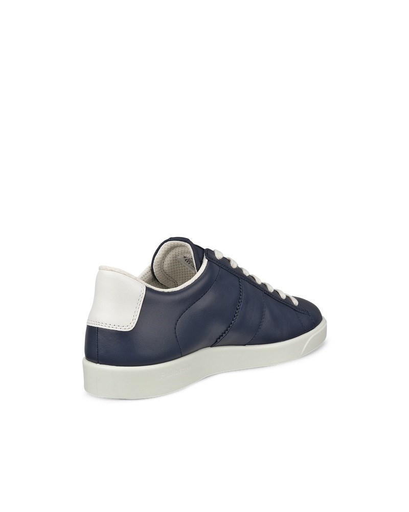 ECCO Street Lite Damen Ledersneaker - Blau