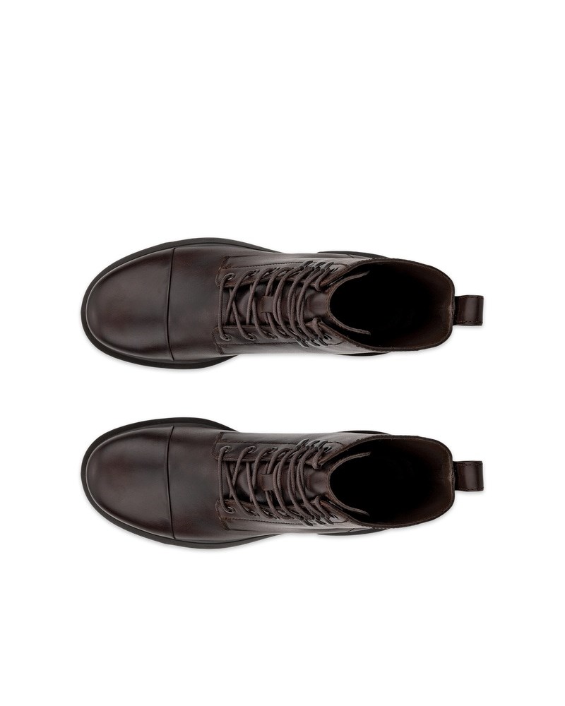 ECCO Metropole Seoul Herren Halbhoher Stiefel aus Leder - Braun