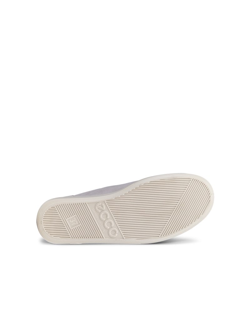 ECCO Soft 2.0 Damen Sneaker aus Nubukleder - Grau