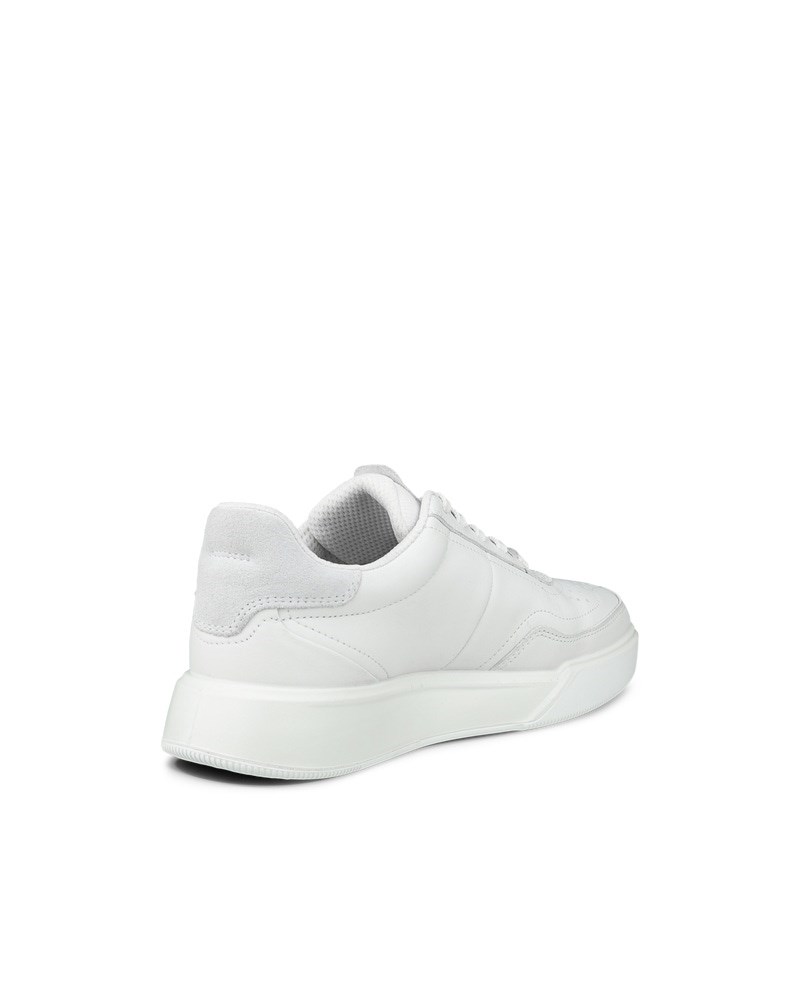ECCO Street Court Damen Ledersneaker - Weiß
