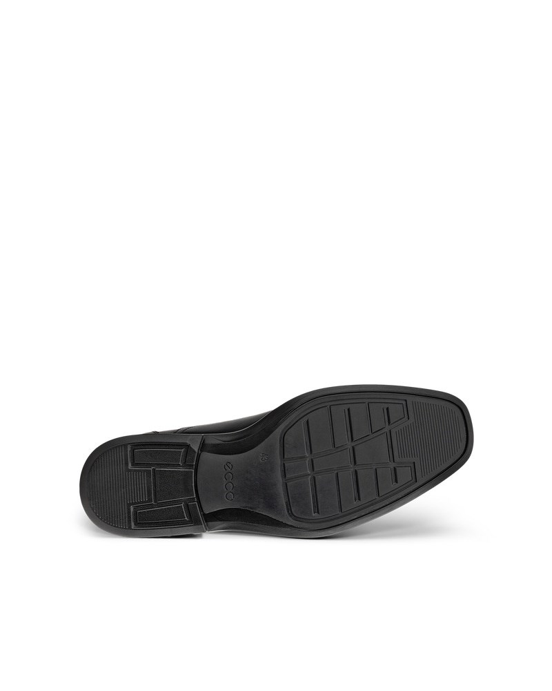ECCO Metropole Milan Herren Lederslipper - Schwarz