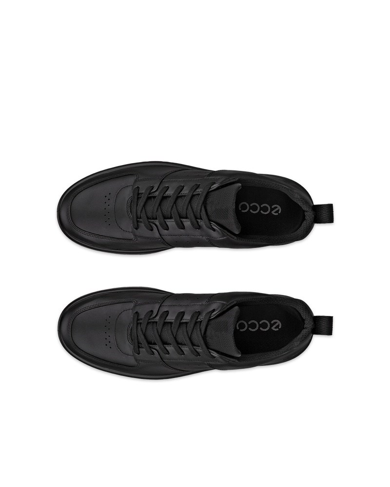 ECCO Street 720 Herren Ledersneaker mit Gore-Tex - Schwarz