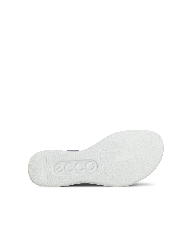 ECCO Flowt Wedge LX Damen Nubukleder Sandale mit Keilabsatz - Blau