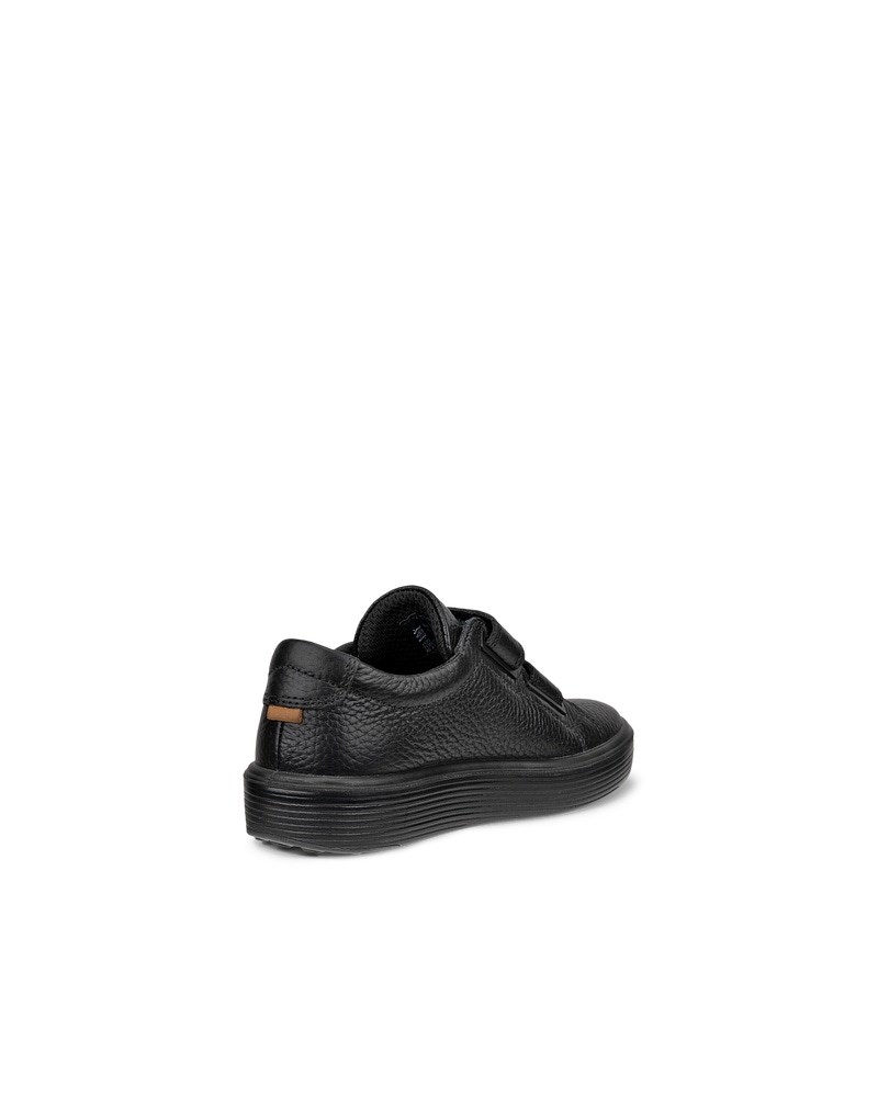 ECCO Soft 60 Kinder Ledersneaker - Schwarz