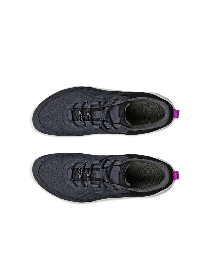 ECCO BIOM ENERGI Damen Sneaker aus Nubukleder - Schwarz