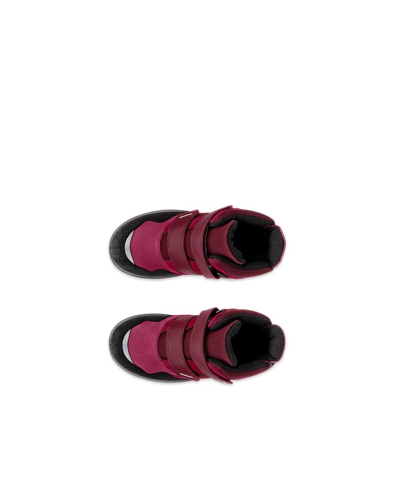 ECCO URBAN SNOWBOARDER Kinder Wasserdichte Winterstiefel aus Textil - Rot