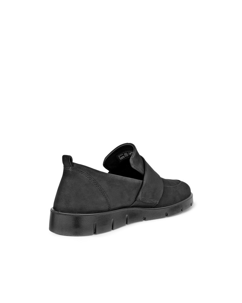 ECCO Bella Damen Nubuk-Loafer - Schwarz