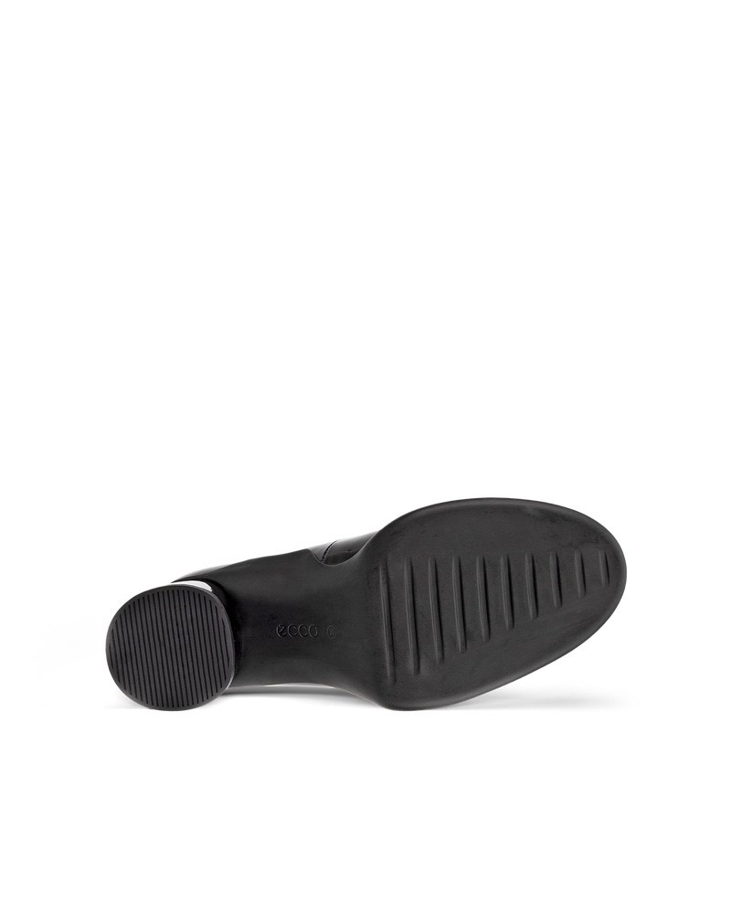 ECCO Sculpted Lx 55 Damen Lederpumps mit Blockabsatz - Schwarz