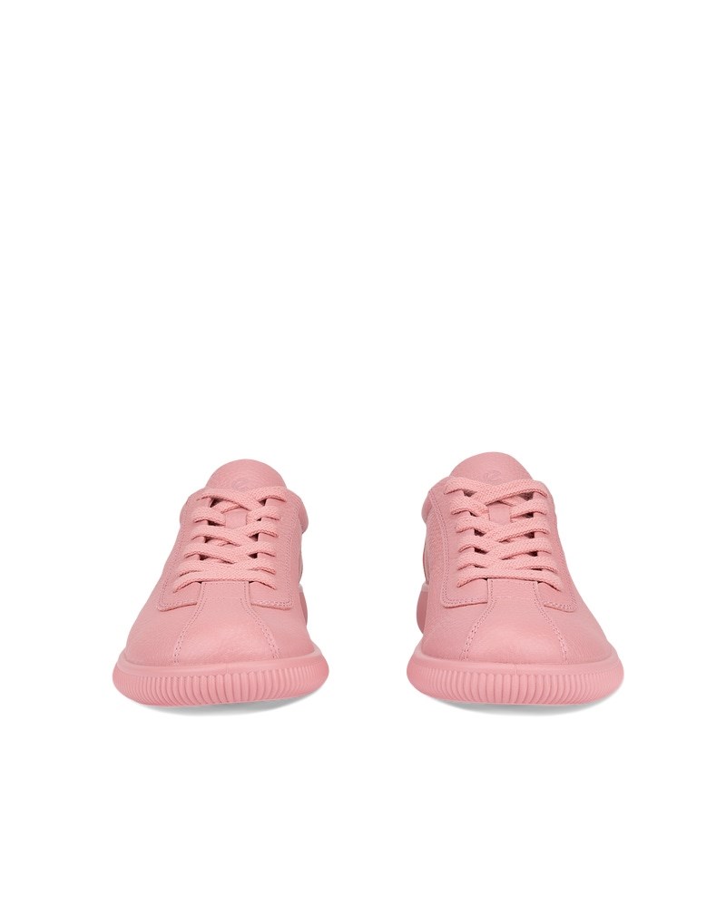 ECCO Soft Zero Damen Ledersneaker - Rosa