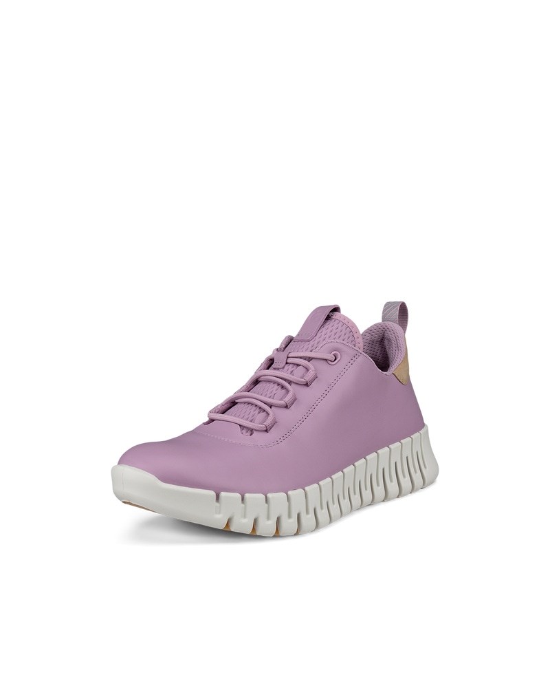 ECCO Gruuv Damen Ledersneaker - Lila