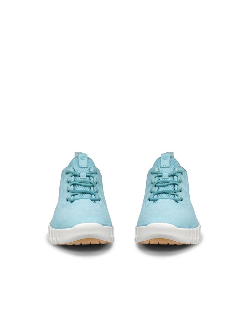 ECCO Gruuv Damen Sneaker aus Nubukleder - Blau