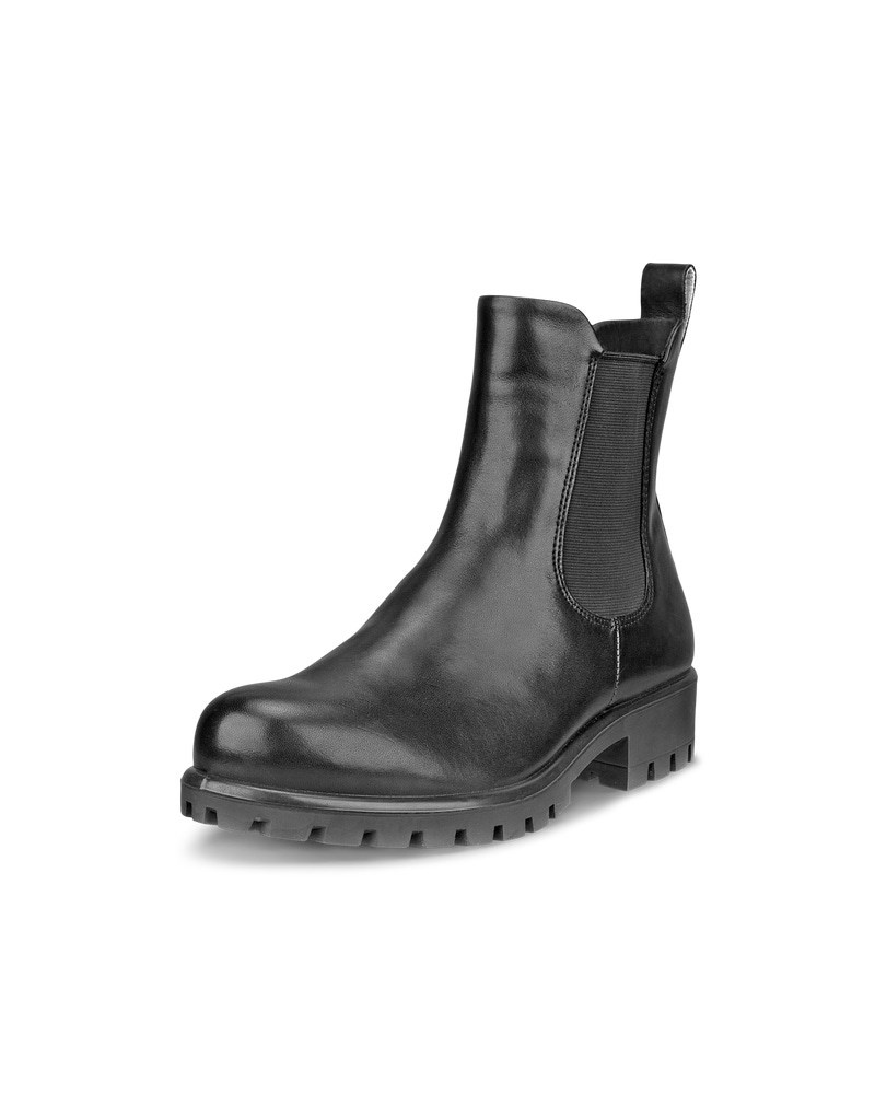ECCO Modtray Damen Chelsea Boot aus Leder - Schwarz