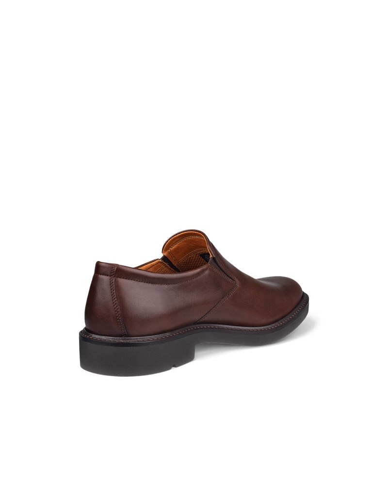 ECCO Metropole London Herren Lederslipper Business - Braun