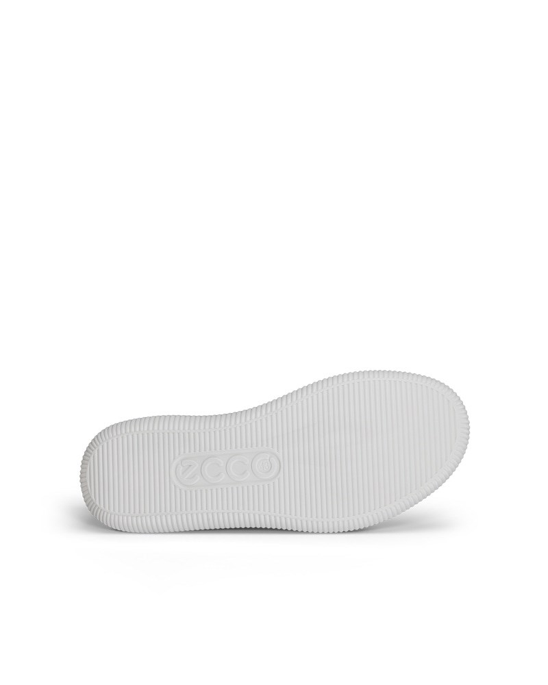 ECCO Soft Zero Herren Ledersneaker - Grau