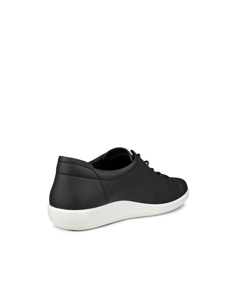 ECCO Soft 2.0 Damen Ledersneaker - Schwarz