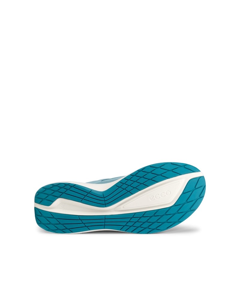 ECCO BIOM 2.2 Damen Sneaker aus Nubukleder - Blau