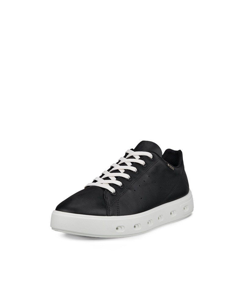 ECCO Street 720 Damen Ledersneaker mit Gore-Tex - Schwarz