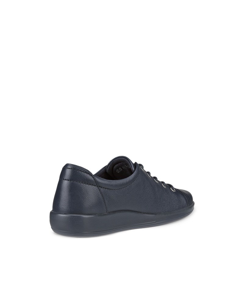 ECCO Soft 2.0 Damen Ledersneaker - Blau