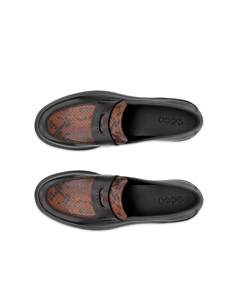 ECCO METROPOLE VIENNA Damen Lederloafer - Schwarz