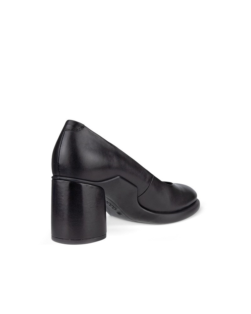 ECCO Sculpted LX 35 Damen Lederpumps mit Blockabsatz - Schwarz