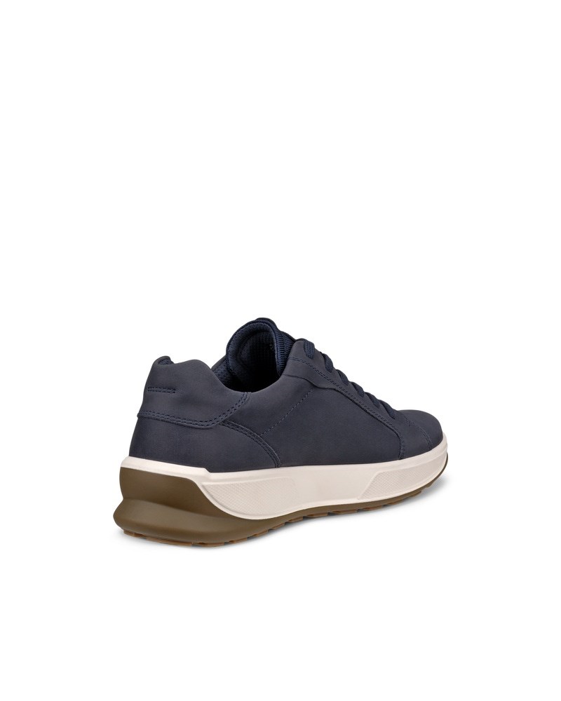 ECCO Byway 2.0 Herren Sneaker aus Nubukleder - Blau