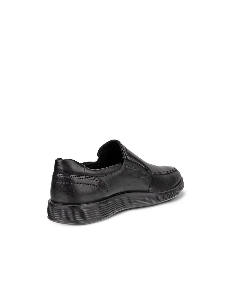 ECCO S Lite Hybrid Herren Lederslipper Business - Schwarz