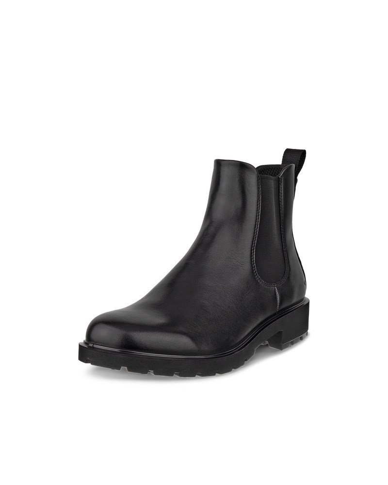 ECCO METROPOLE VIENNA Damen Chelsea Boot aus Leder - Schwarz