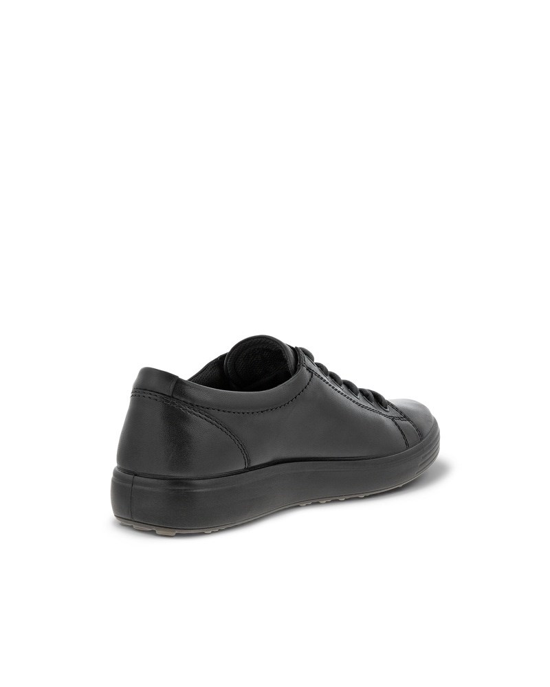 ECCO Soft 7 Herren Ledersneaker - Schwarz
