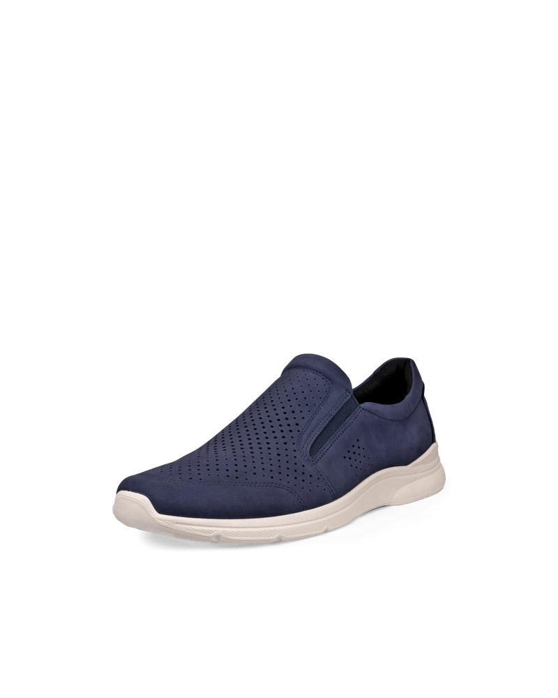 ECCO Irving Herren Nubuk-Slipper - Blau