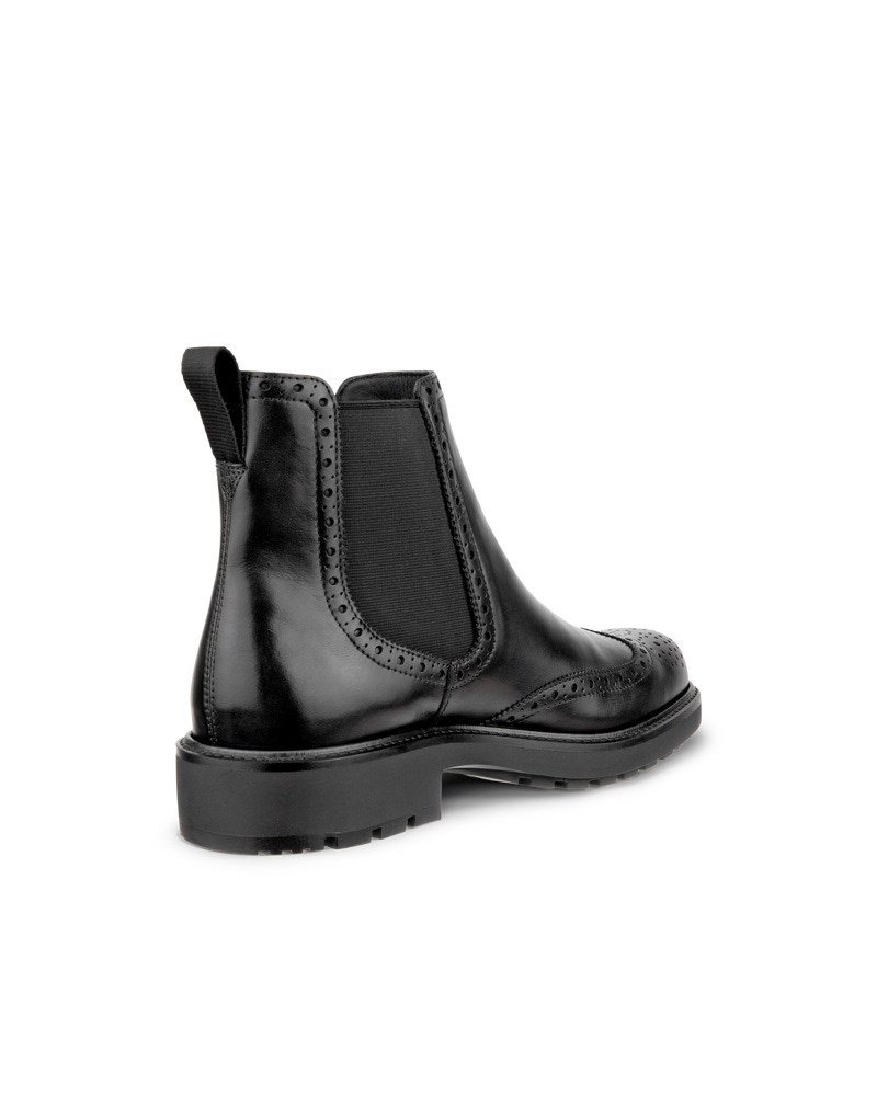 ECCO Metropole Oslo Herren Chelsea Boot aus Leder - Schwarz