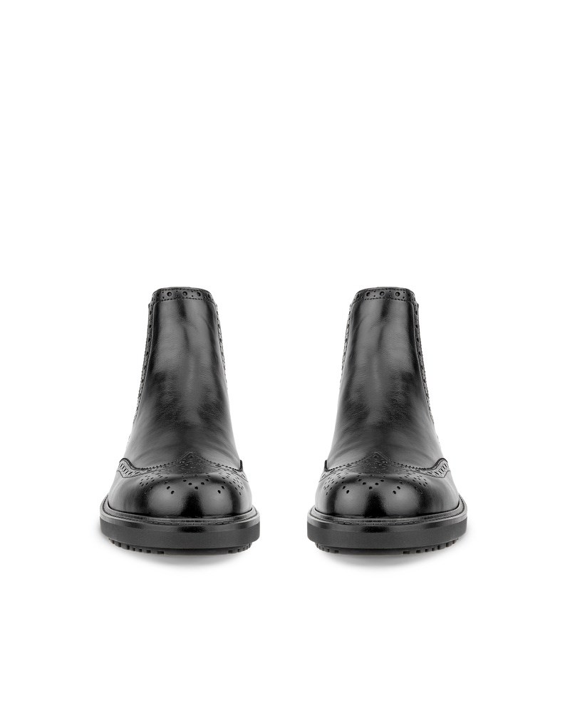 ECCO Metropole Oslo Herren Chelsea Boot aus Leder - Schwarz