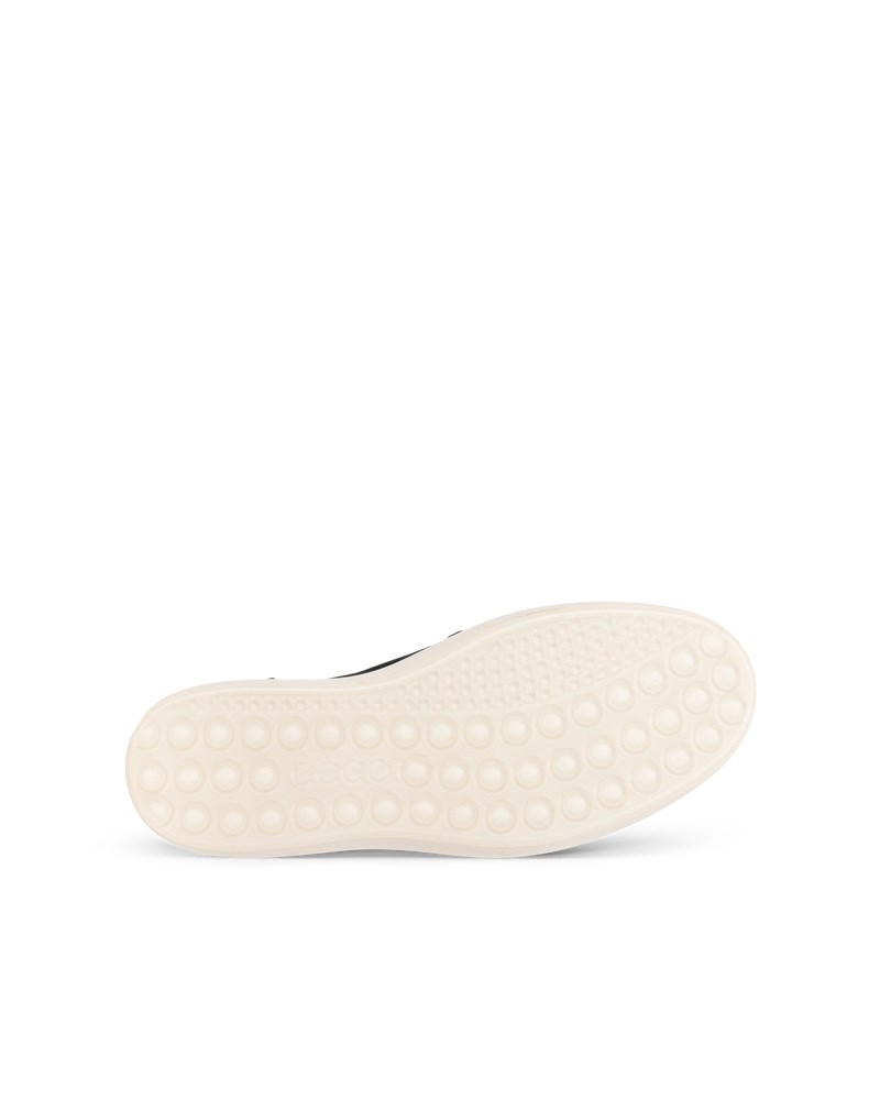 ECCO Soft 7 Herren Nubuk-Slipper - Schwarz