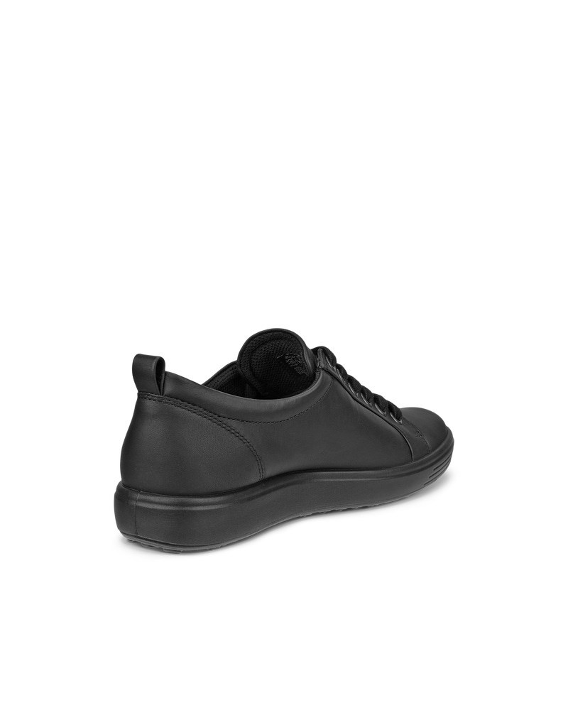 ECCO Soft 7 Damen Ledersneaker mit Gore-Tex - Schwarz