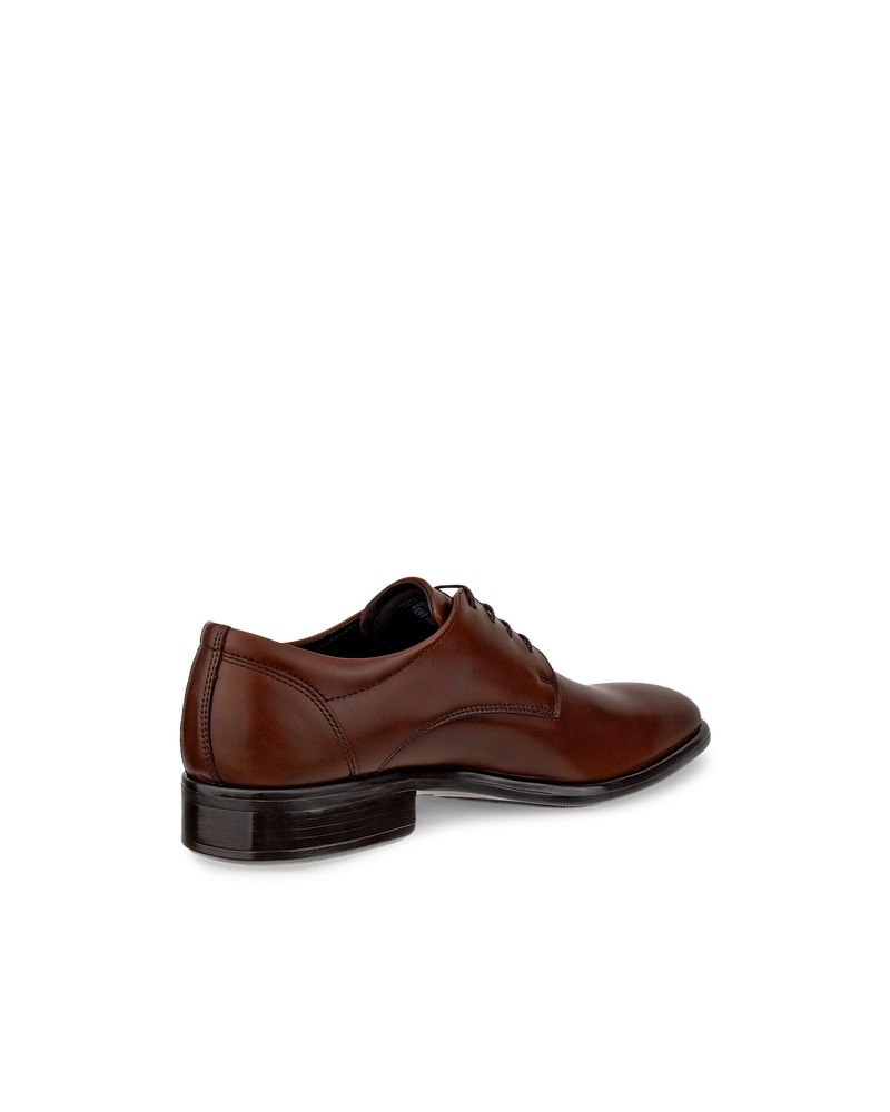 ECCO Citytray Herren Derbyschuhe aus Leder - Braun
