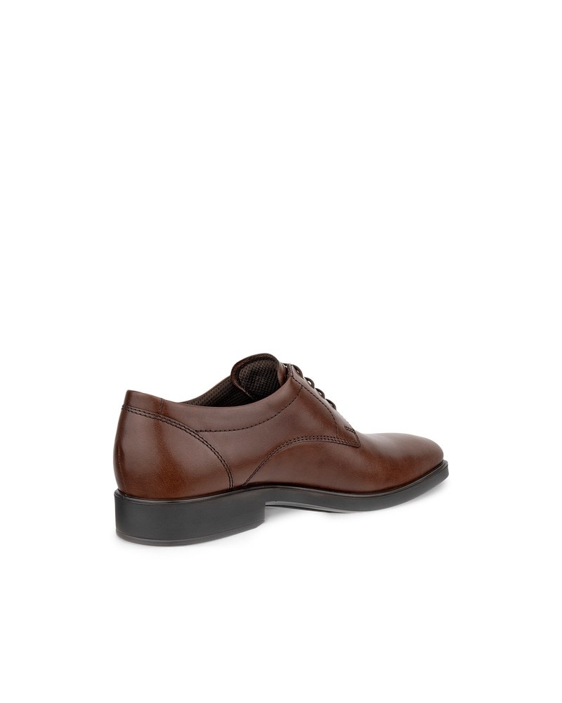 ECCO METROPOLE MILAN Herren Derbyschuhe aus Leder - Braun