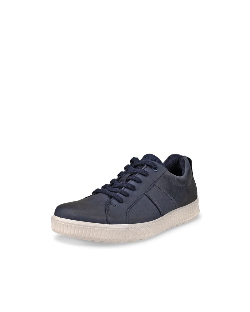 ECCO Byway Herren Sneaker aus Nubukleder - Blau