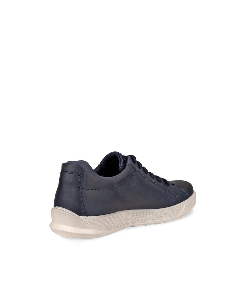 ECCO Byway Herren Sneaker aus Nubukleder - Blau