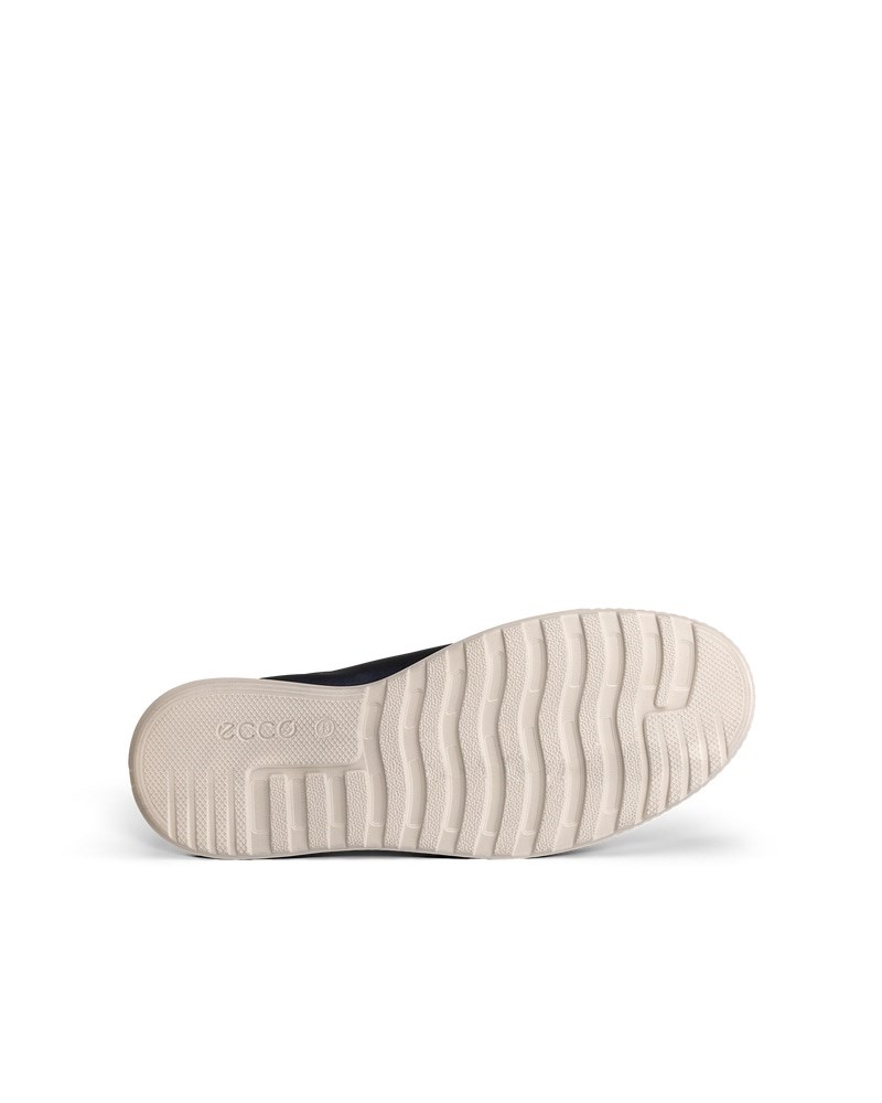 ECCO Byway Herren Sneaker aus Nubukleder - Blau