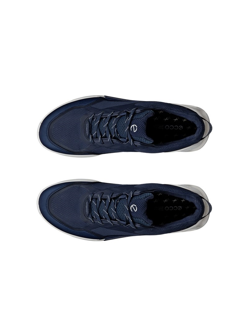 ECCO BIOM 2.1 X MOUNTAIN Herren Textil Wanderstiefel mit Gore-Tex - Blau