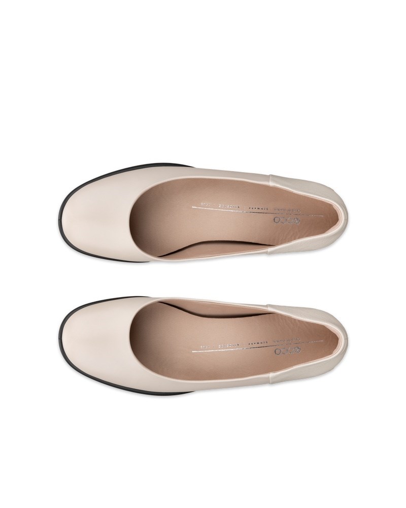ECCO Sculpted LX Damen Lederballerina - Beige