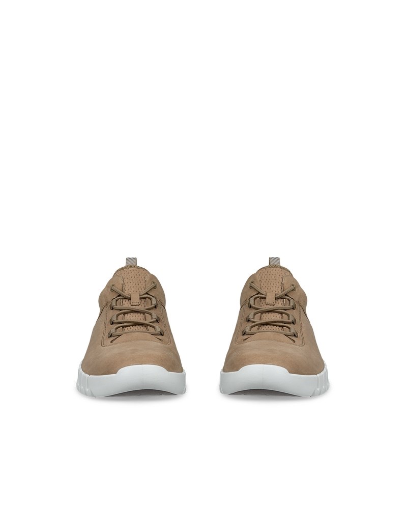 ECCO GRUUV Herren Sneaker aus Nubukleder - Braun